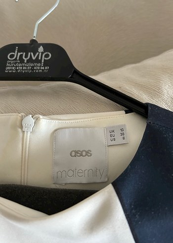 Beyaz Desenli Kolsuz Kalem Elbise-Asos marka - Görsel 4