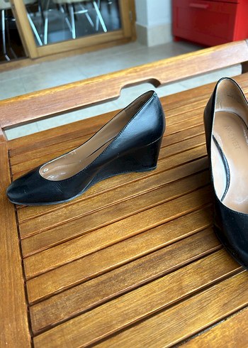 Kadın Siyah Dolgu Topuklu Stiletto.Deri - Görsel 4