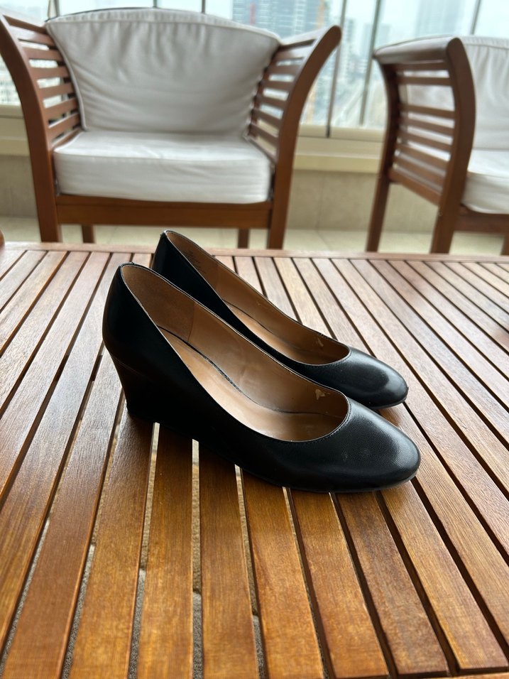 Kadın Siyah Dolgu Topuklu Stiletto.Deri - Görsel 2