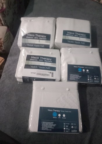 Visco Therapy Baskılı Yatak Koruyucu Beyaz - Görsel 2