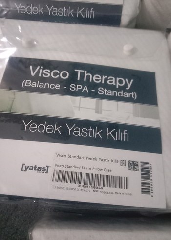 Visco Therapy Baskılı Yatak Koruyucu Beyaz - Görsel 4