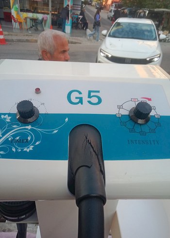 G5 Masaj Cihazı Beyaz calişir durumdadir - Görsel 10