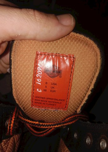 Kahverengi Deri Biker Botlar Yüksek Topuklu - Görsel 4