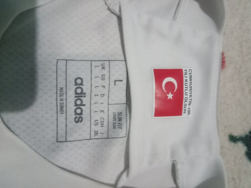 Beyaz Erkek Kısa Kollu Spor Tişört - Görsel 4