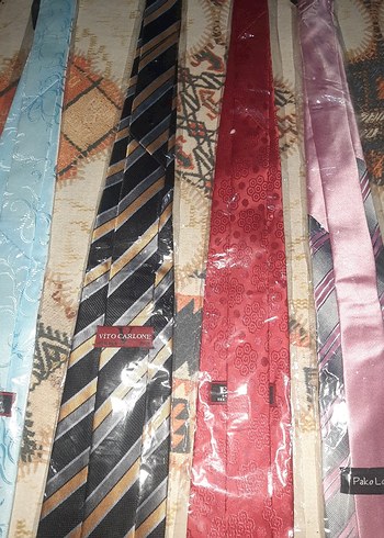 Parlak Çok Renkli Erkek Kravatları - Görsel 5