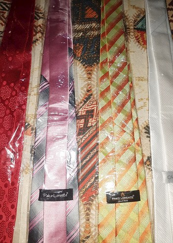 Parlak Çok Renkli Erkek Kravatları - Görsel 6