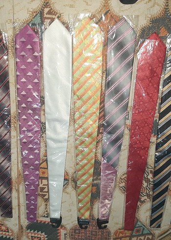 Parlak Çok Renkli Erkek Kravatları - Görsel 4