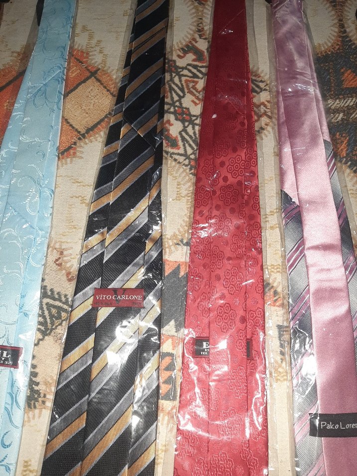 Parlak Çok Renkli Erkek Kravatları - Görsel 5