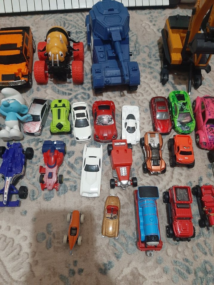 Renkli Çoklu Oyuncak Araba Seti - Görsel 4