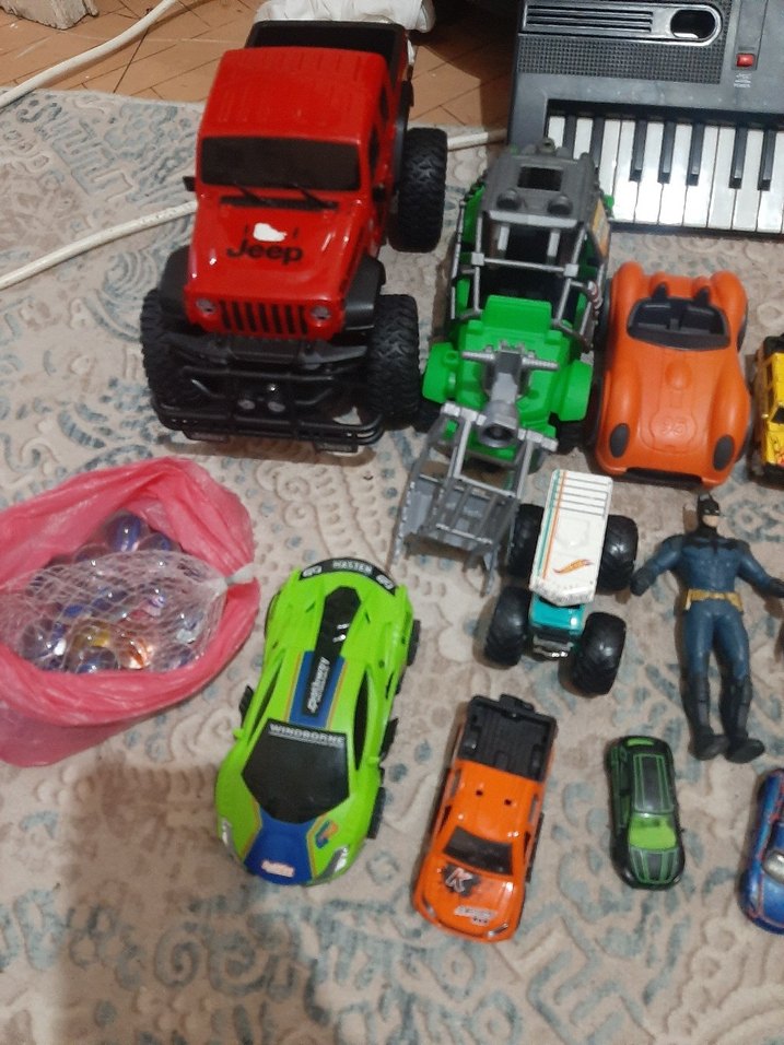 Renkli Çoklu Oyuncak Araba Seti - Görsel 5