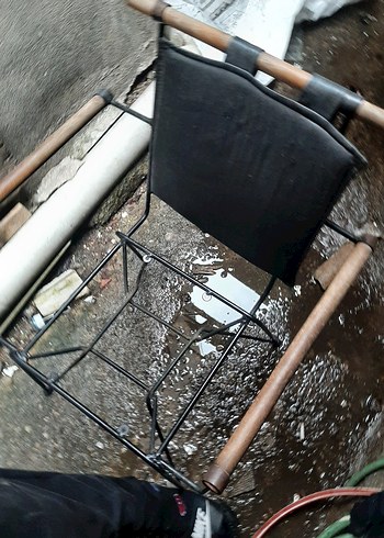 Siyah Metal Çocuk Sandalyesi - Görsel 3