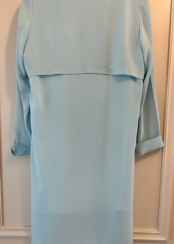 Bebe mavisi yazlık ceket - Görsel 2