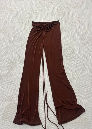 Kahverengi İnce Fit Kadın  ikili Takım - Görsel 3