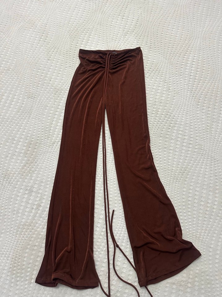 Kahverengi İnce Fit Kadın  ikili Takım - Görsel 3