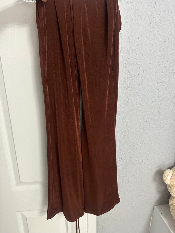 Kahverengi İnce Fit Kadın  ikili Takım - Görsel 2