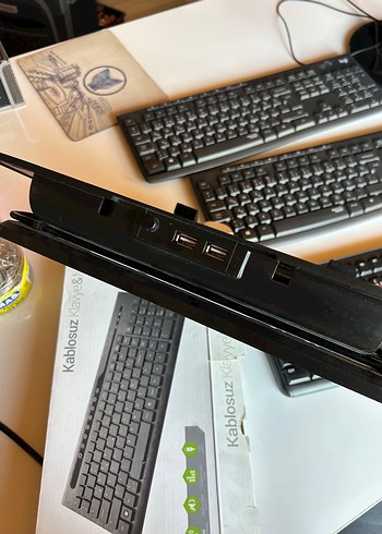 Addison Siyah Soğutuculu Laptop Standı - Görsel 5