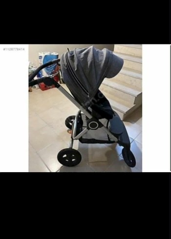 Gri Bebek Arabası