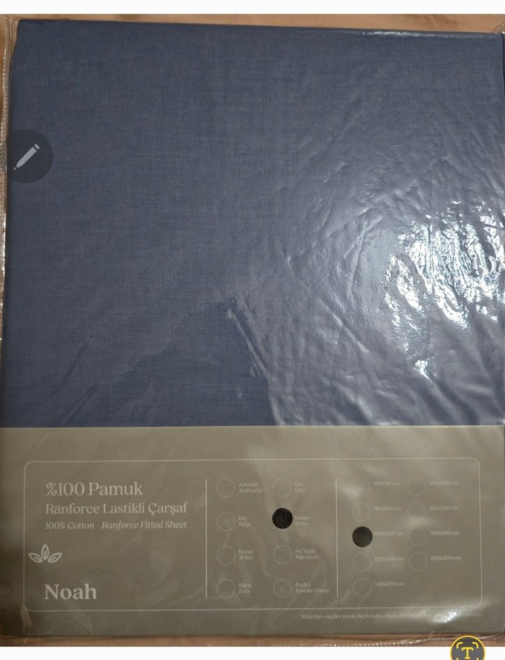 Noah Ranforce Lastikli Çarşaf %100 Pamuk - Görsel 2