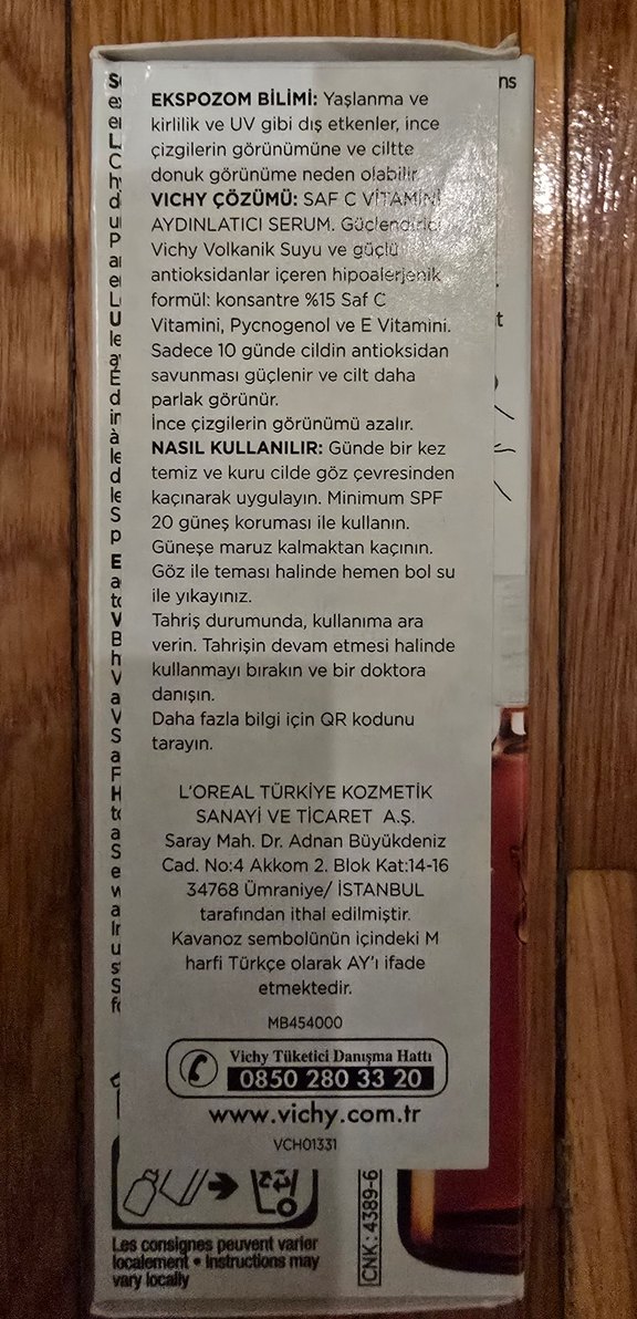 VICHY LIFTACTIV C VİTAMİNİ SERUM 30 ml. - Görsel 2