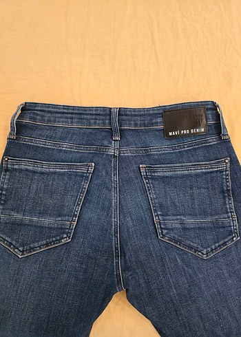 Gri Mavi Erkek Denim Rahat Kesim Kot - Görsel 3