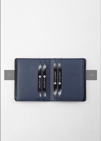 Lacivert Deri Erkek Cüzdan - Görsel 2