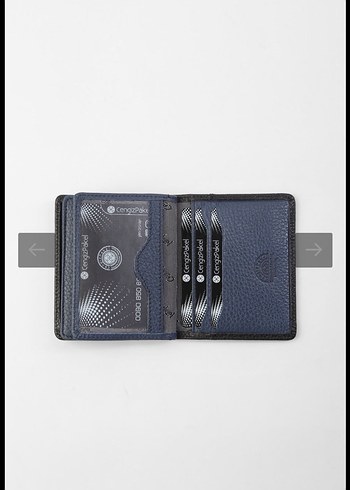 Lacivert Deri Erkek Cüzdan - Görsel 3