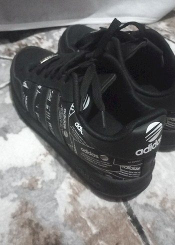 Adidas Siyah Zebra Desenli Kadın Spor Ayakkabı - Görsel 2