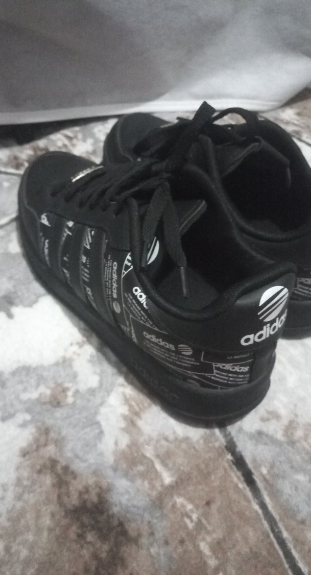 Adidas Siyah Zebra Desenli Kadın Spor Ayakkabı - Görsel 2