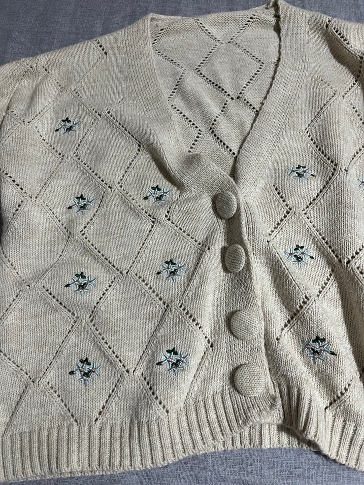 Bej Kadın Hırka - Görsel 2