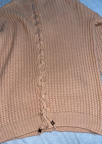 Düğmeli Bohem Tarzı Kadın Hırka - Görsel 3