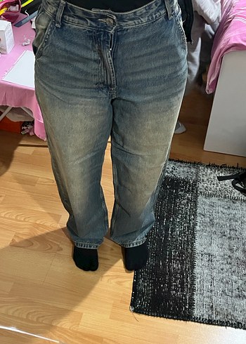 eskiz tarzı  Kadın Denim Pantolon - Görsel 2