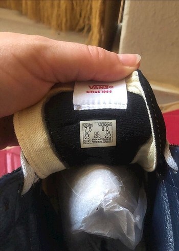 Vans sk8-H Siyah Mavi Ayakkabı - Görsel 4