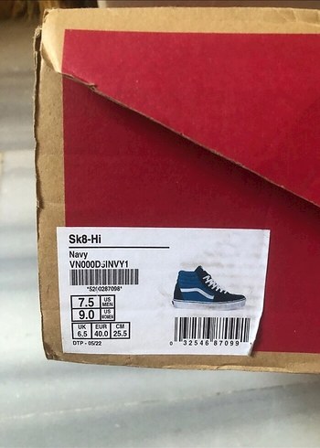 Vans sk8-H Siyah Mavi Ayakkabı - Görsel 5