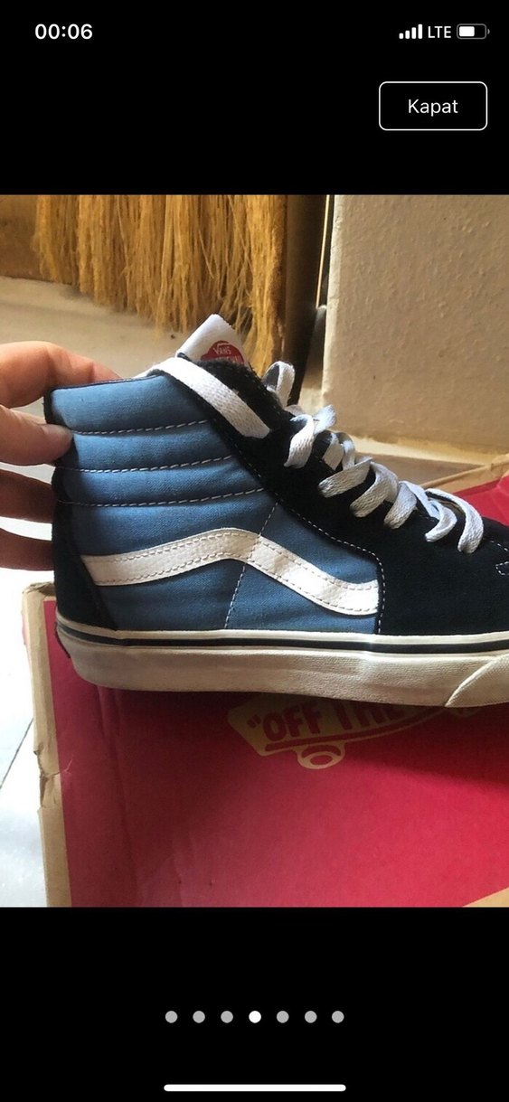 Vans sk8-H Siyah Mavi Ayakkabı - Görsel 3