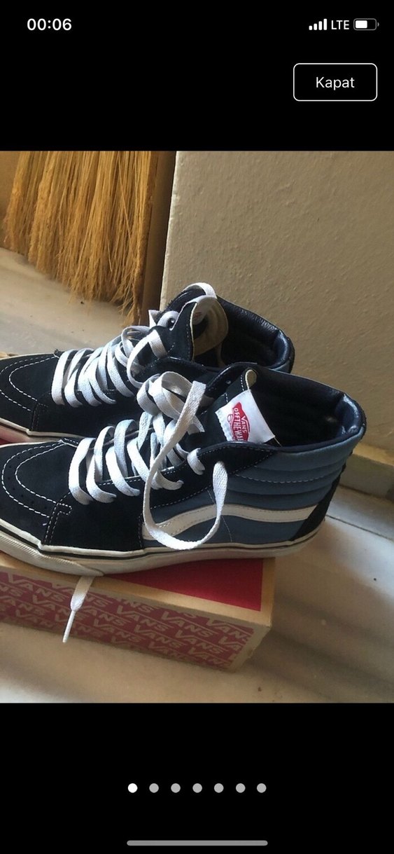 Vans sk8-H Siyah Mavi Ayakkabı - Görsel 2
