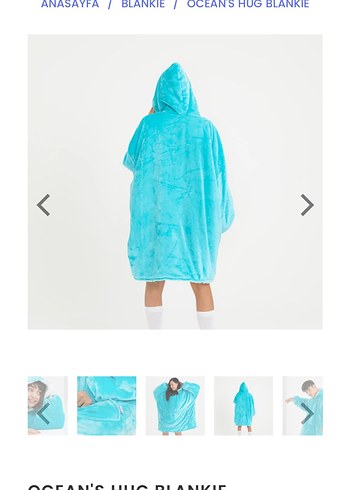 Diğer Oceans Hug Blankie Orjinal