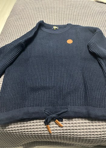 Fenerium Gri Örgü Kadın Kazak - Görsel 4