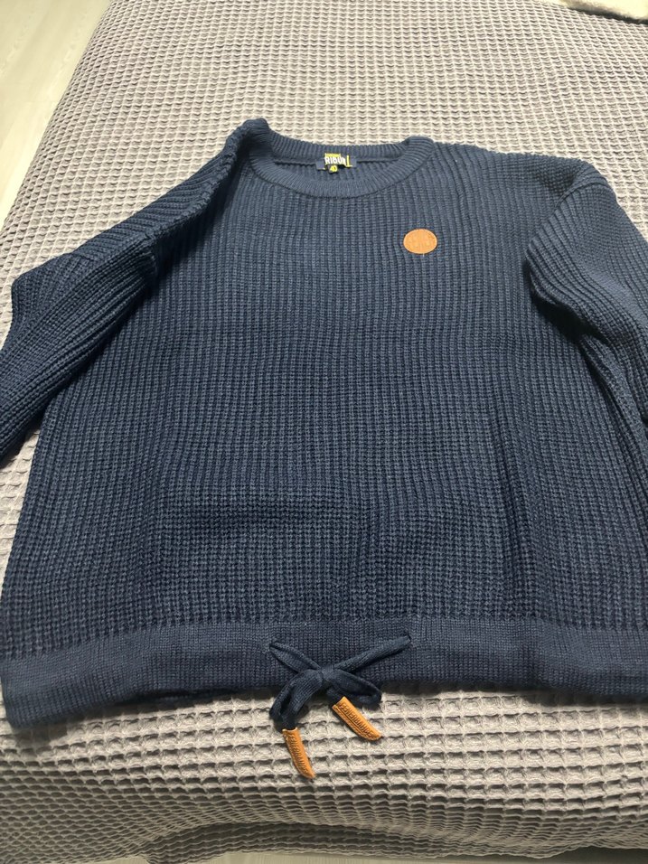 Fenerium Gri Örgü Kadın Kazak - Görsel 4