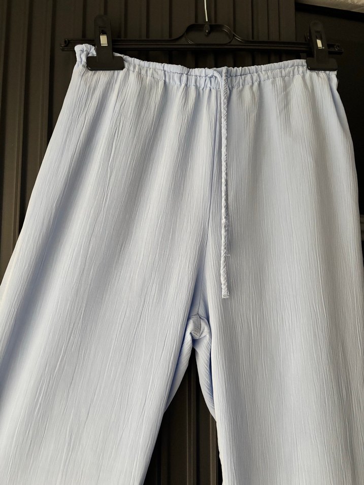 Zara Modal Kumaş Bol Kesim Pantolon - Görsel 2