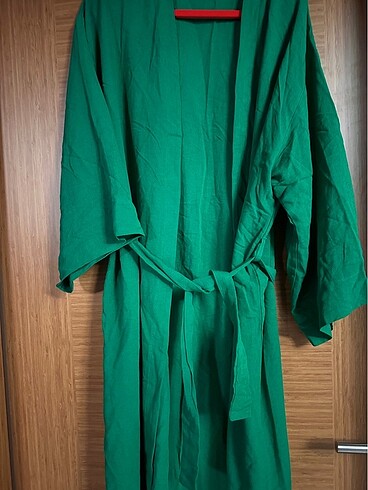 universal Beden yeşil Renk Bukle kimono. Tek beden