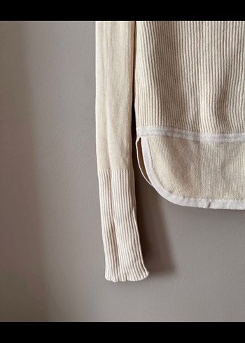 Isabel Marant Bej Kadın Triko Uzun Kollu Midi Kazak - Görsel 2