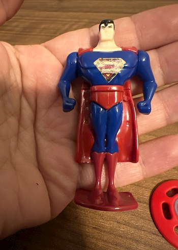 Kırmızı Mavi Süpermen Figürü ve Aksesuarı - Görsel 4