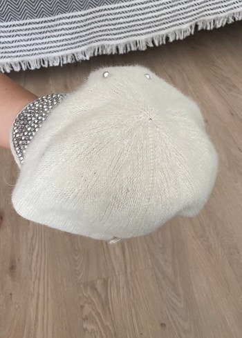 Beyaz Kadın Şapka - Görsel 2