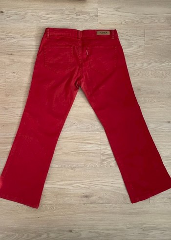 Vena kırmızı kadın pantolon - Görsel 3