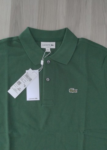 m Beden yeşil Renk Erkek Yeşil Lacoste M/L Poloyaka Tişört