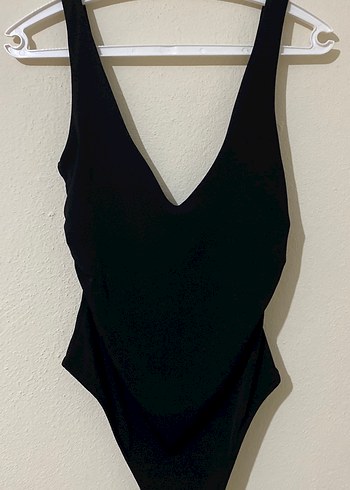 s Beden siyah Renk Bershka büzgülü body
