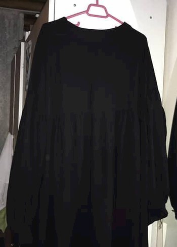 Siyah Uzun Kollu ferace - Görsel 6