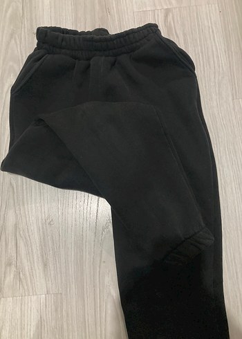 Siyah Kadın Rahat Kesim Eşofman Altı - Görsel 2