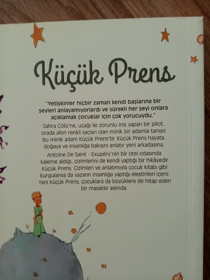 Küçük Prens - Antoine de Saint-Exupéry - Görsel 2