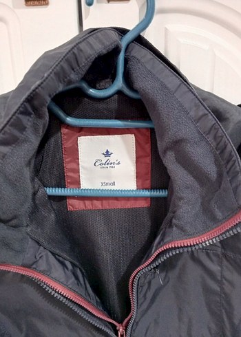 Kadın Koyu Lacivert Çift Fermuarlı Yağmurluk - Görsel 3